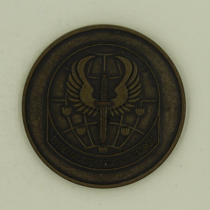 15th Special Operations Sq Combat Talon ser# 781 Air Force Challenge Coin