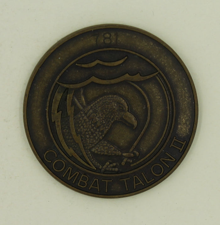15th Special Operations Sq Combat Talon ser# 781 Air Force Challenge Coin