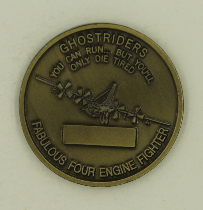 16th Special Operations Sq AC-130H Spectre Gunship Bronze Air Force Challenge Coin