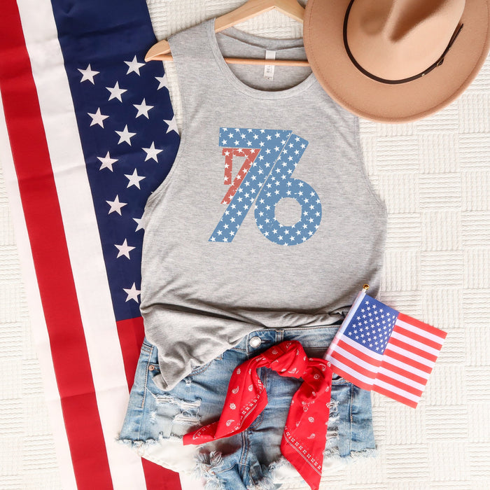 1776 Bella Canvas Muscle Tank Top - Trendznmore