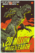 20 Million Miles to Earth by Francesco Francavilla, 24" x 36" Screen Print