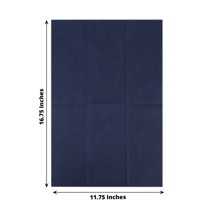 Navy blue poster board measuring 16.75 x 11.75 inches