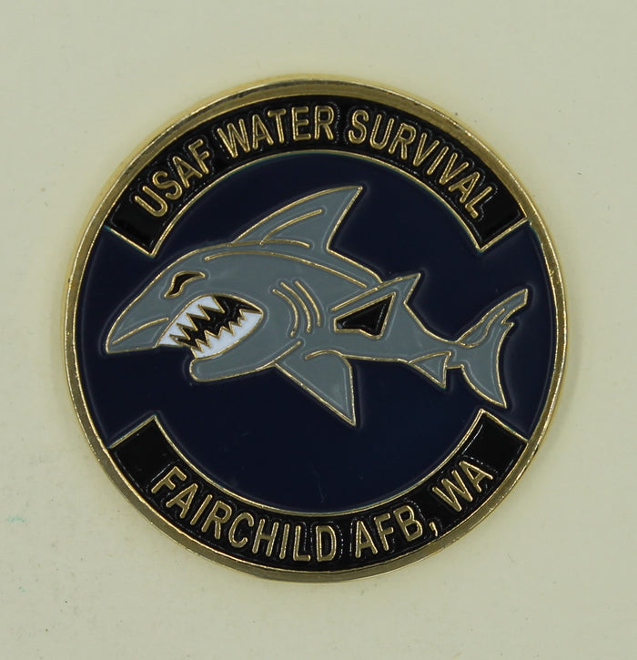 66th Training Sq Survival Evasion Resistance & Escape Water Survival Challenge Coin
