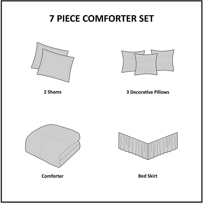7 Piece Comforter Set