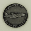 7th Special Ops Sq Rhein Main AB, Germany Flint Lock 1986 Air Force Challenge Coin