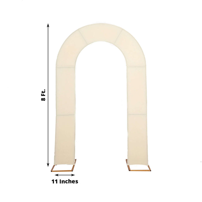 8 ft. fabric archway with 11 in. base, perfect for events and celebrations.