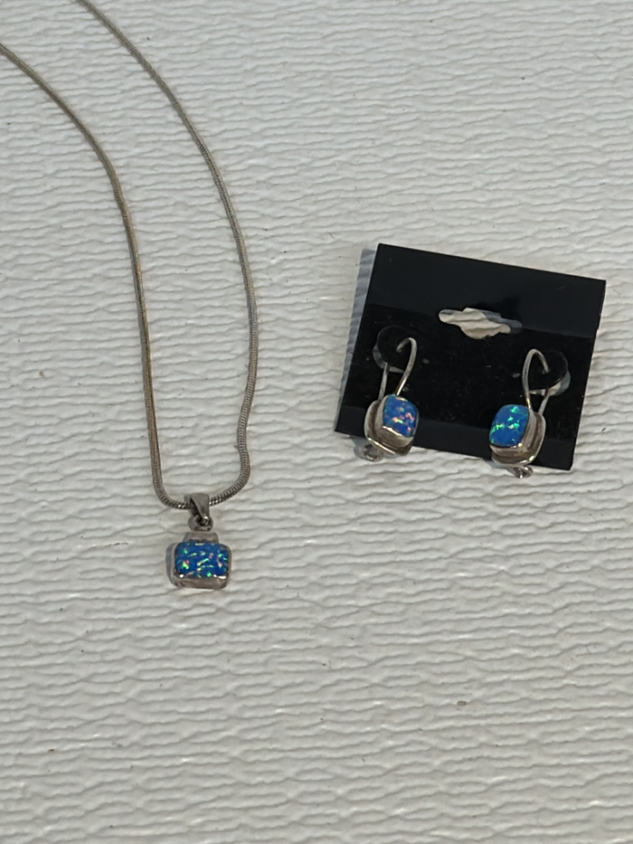 925 Necklace+Earring