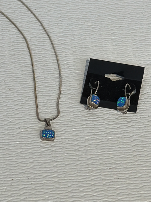 925 Necklace+Earring