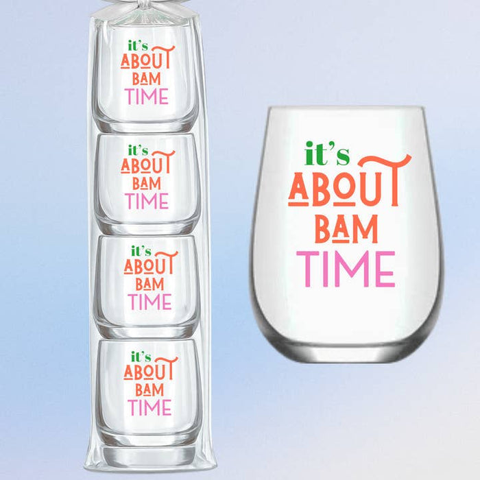 ABOUT BAM TIME WINE GLASSES