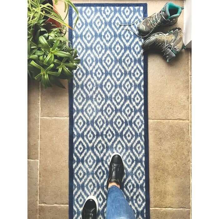 The Rugs Washable Geometric Mat & Runner: Stylish Durable