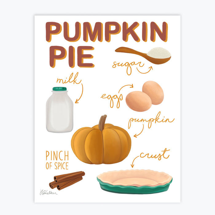 Art Print - Pumpkin Pie