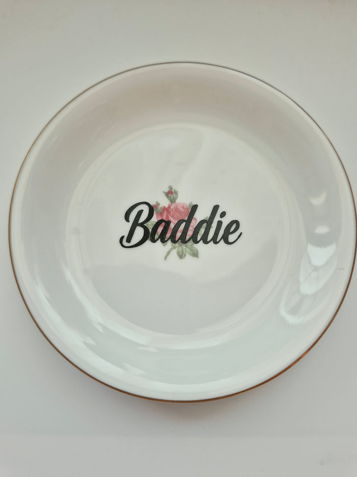 Baddie mini rose plate