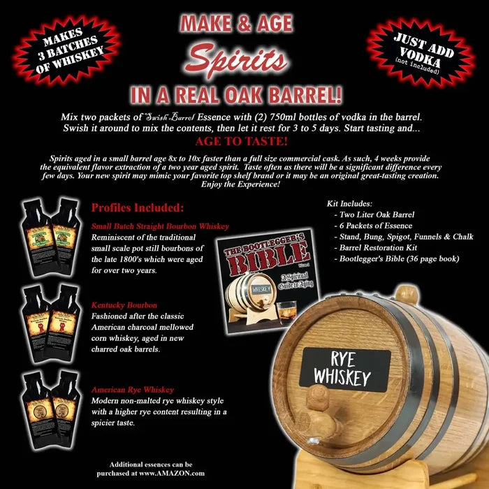 Barrel XL® Barrel Aged Cabernet Wine Making Kit – Craft, Age and Enjoy Exceptional Cabernet at Home