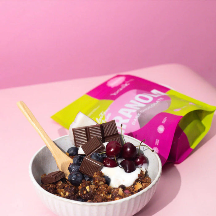 Bask & Co Gluten Free Granola Clusters Dark Chocolate - 250g - L'Organic