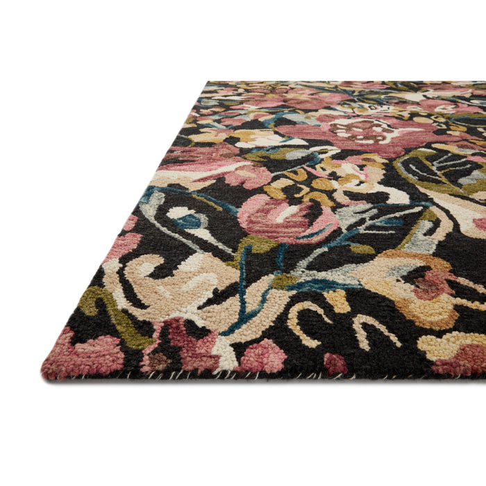 Belladonna Black Berry Area Rug - Rugs by Roo