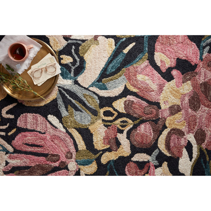 Belladonna Black Berry Area Rug - Rugs by Roo