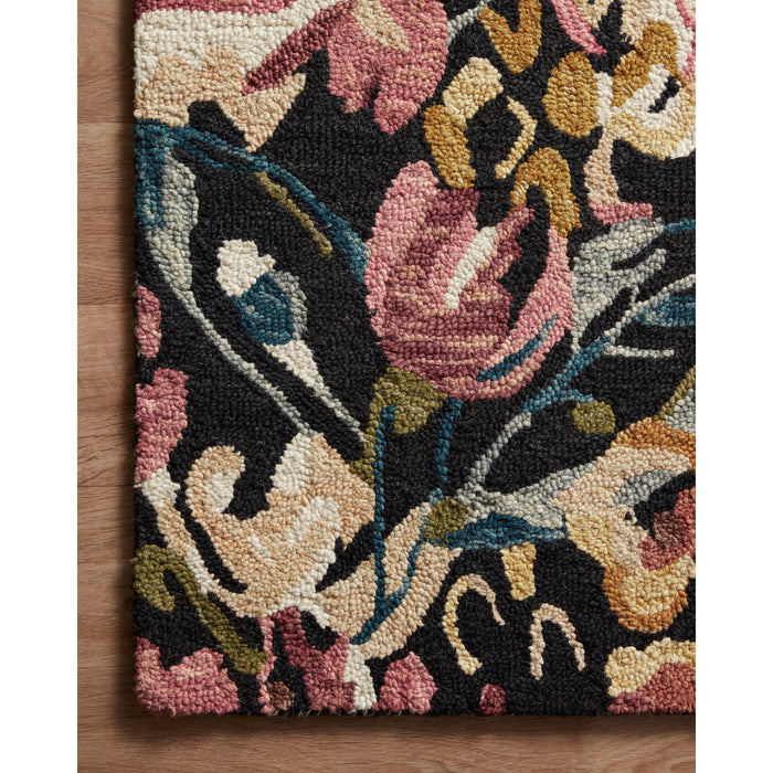 Belladonna Black Berry Area Rug - Rugs by Roo