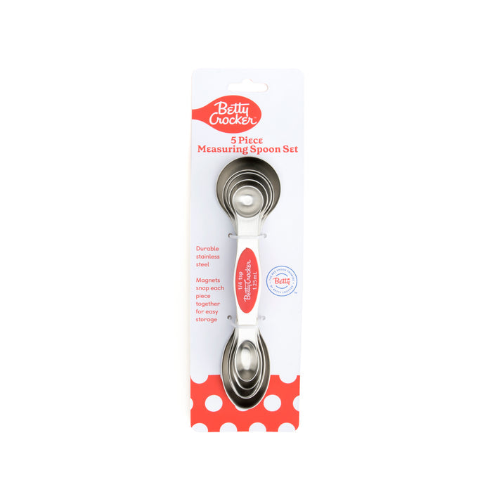 BETTY CROCKER Dual End Measuring Spoon Set - 5pc