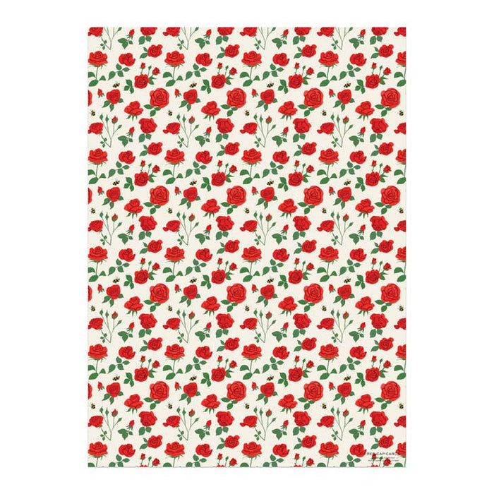 Blooming Roses Wrapping Paper
