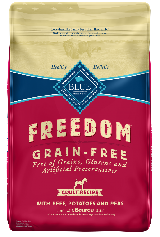 Blue Buffalo Freedom Grain-Free Adult Beef Recipe Dry Dog Food