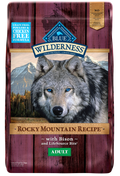 Blue Buffalo Wilderness Rocky Mountain Grain Free Bison High Protein Recipe Adult Dry Dog Food