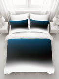 Blue Gradient Horizon Abstract Fade Duvet Cover
