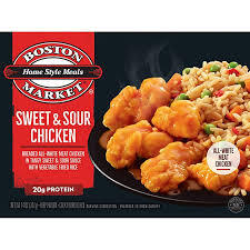 BOSTON MARKET SWEET & SOUR CHICKEN 14 OZ # ROCK VALUE PRODUCT. ORDER BY  TUESDAY EVENING JAN 13 FOR JAN 21 DELIVERY#