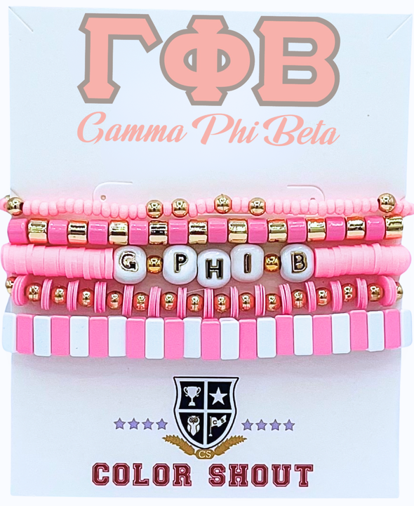Bracelet Mega Stack- Gamma Phi Beta