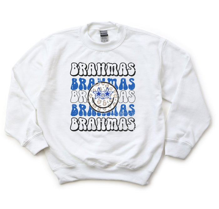 Brahmas Smiley Face Youth Sweatshirt - Trendznmore