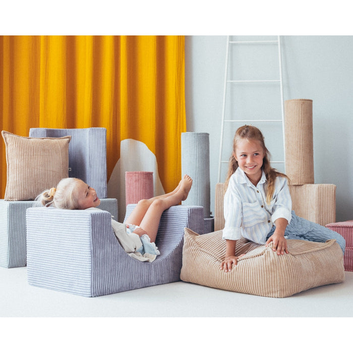 Brown Sugar Square Ottoman - Rugs by Roo