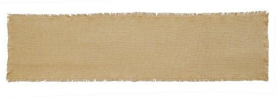 Burlap Natural Fringed Runner 13x36" - Primitive Star Quilt Shop