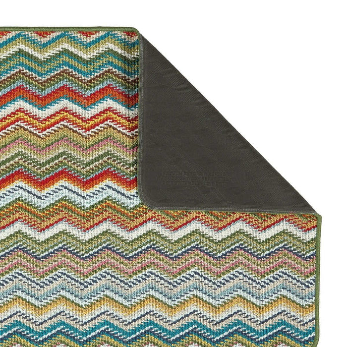 The Rugs Candy Multi Green Stylish Patterned Mat |Quality UK