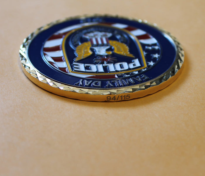 Central Intelligence Agency CIA Police Family Day 2019 Serial #94 of 115 Challenge Coin