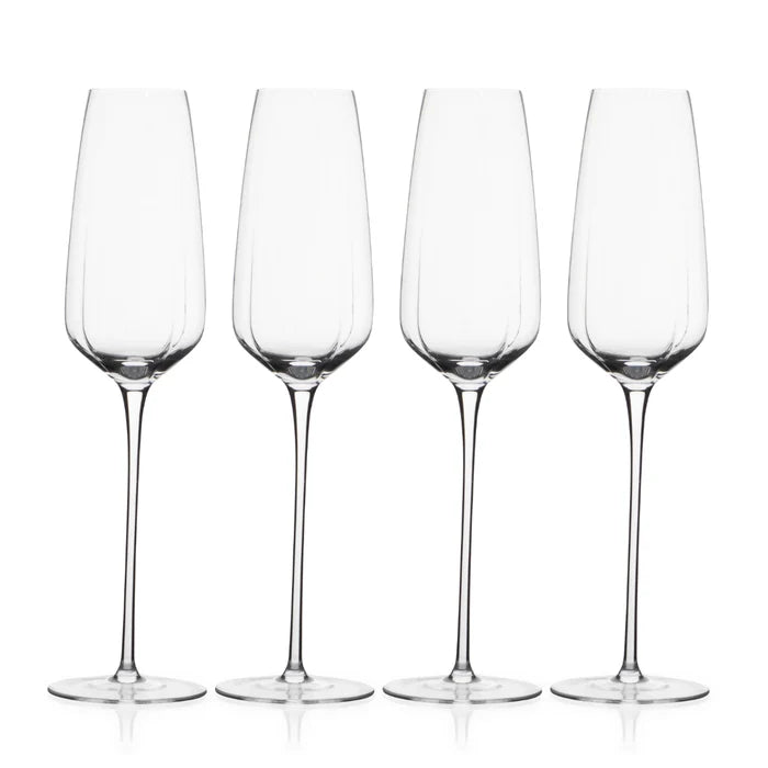 Champagne Flute Set Of 4 - Tulip