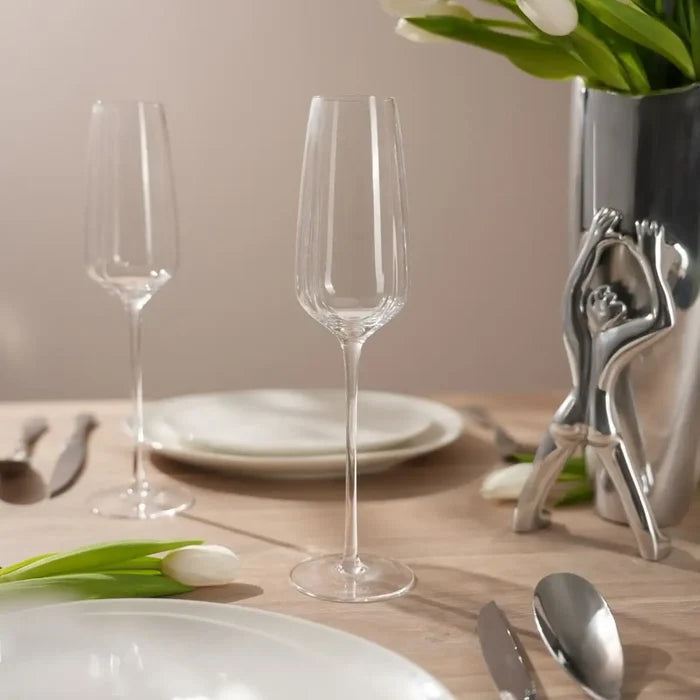 Champagne Flute Set Of 4 - Tulip