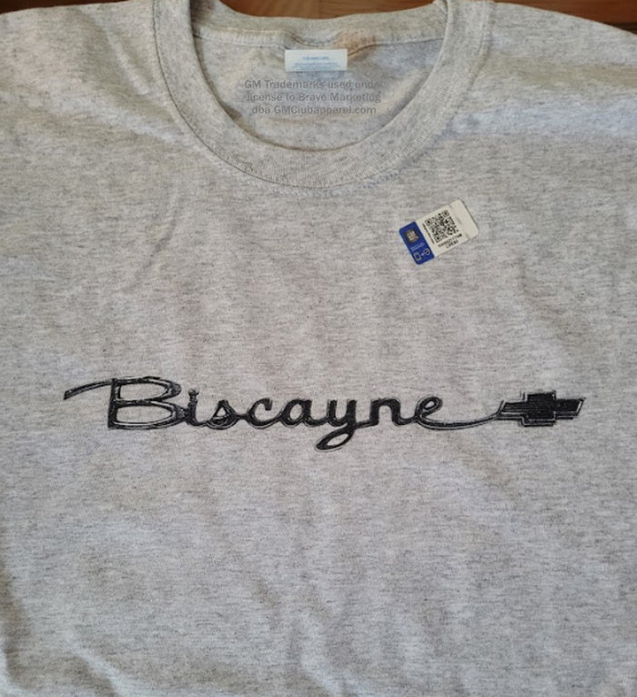Chevrolet Biscayne 1963 Script T-shirt - GM Model Collection