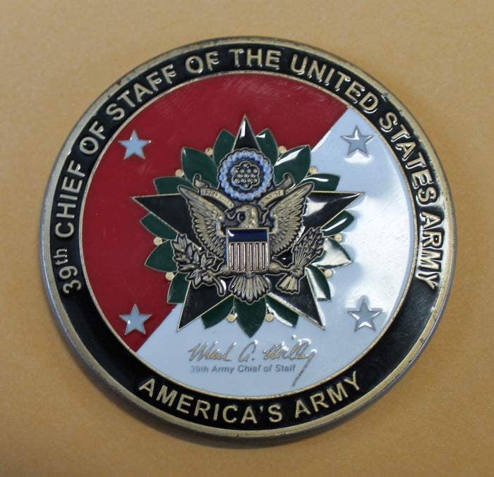 Chief of Staff of the Army General Mark A. Milley Challenge Coin