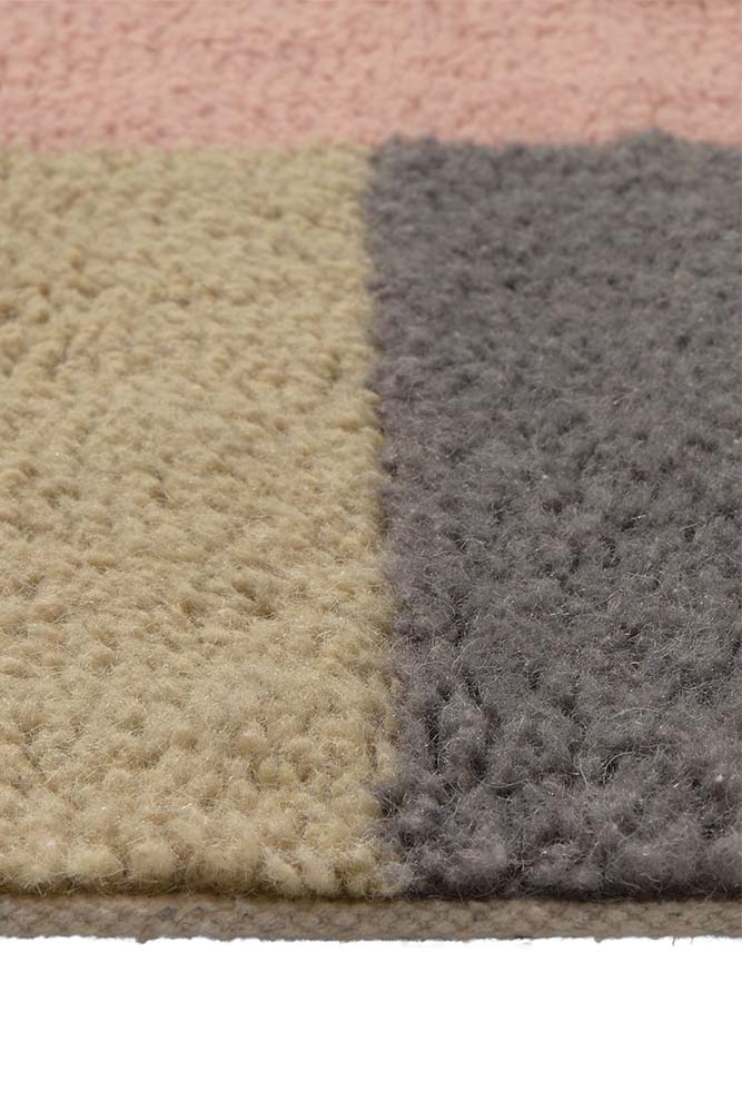 Chroma Dusty Pink Wool Washable Runner Area Rug - Rugs by Roo