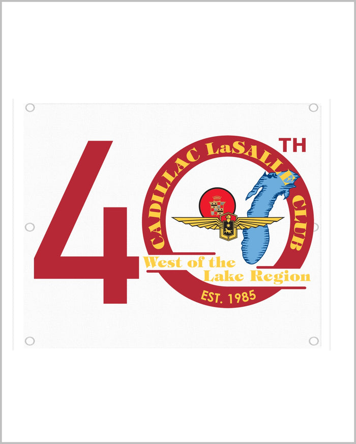 CLC West of the Lake Region 40th Anniversary Garage Banner