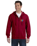 CLC West of the Lake Region Embroidered Full Zip Hoodie