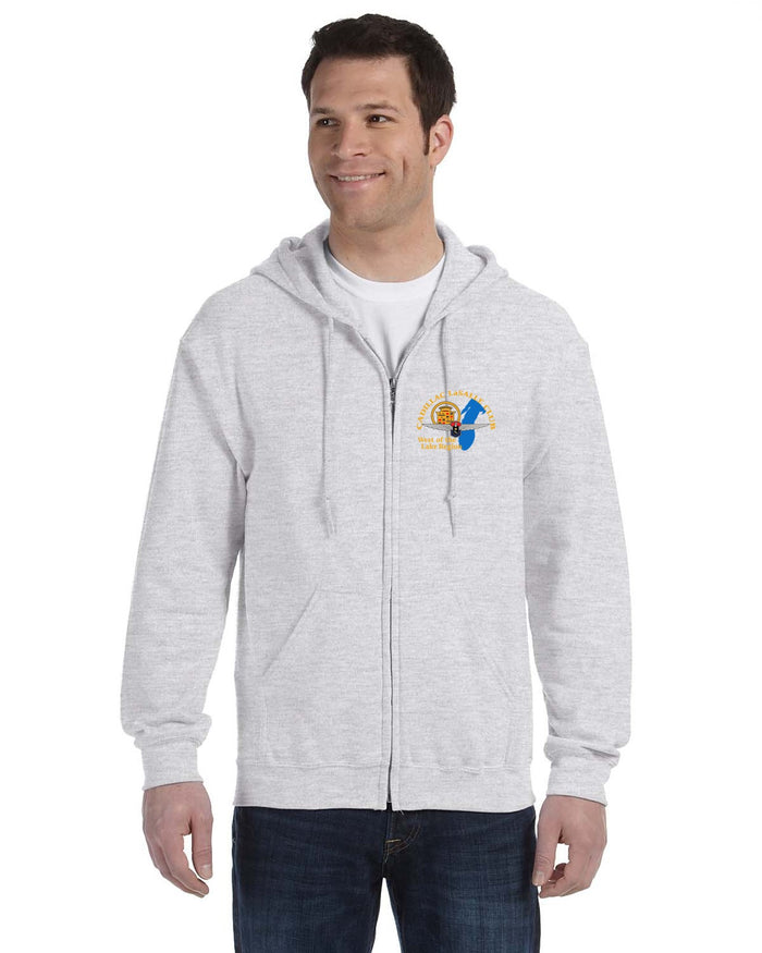 CLC West of the Lake Region Embroidered Full Zip Hoodie