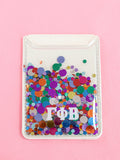 Confetti Phone Wallet- Gamma Phi Beta