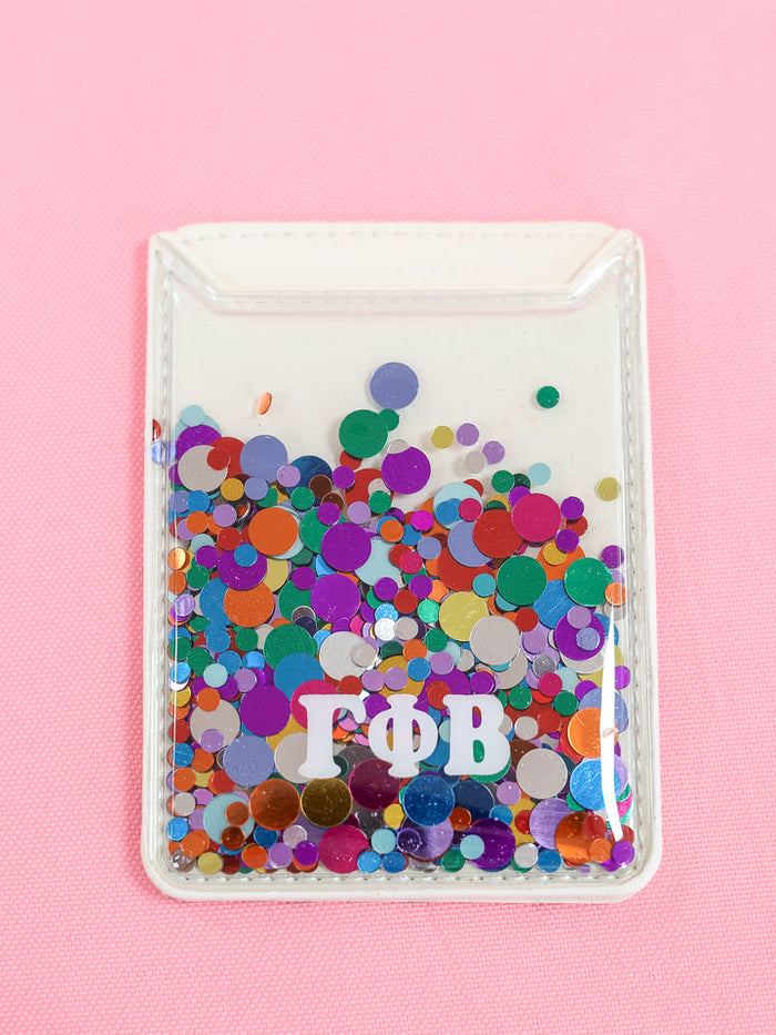 Confetti Phone Wallet- Gamma Phi Beta