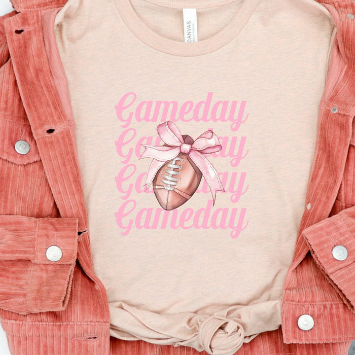 Coquette Game Day Football T - Shirt - Trendznmore