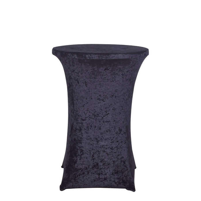 Navy velvet table cover for events and gatherings