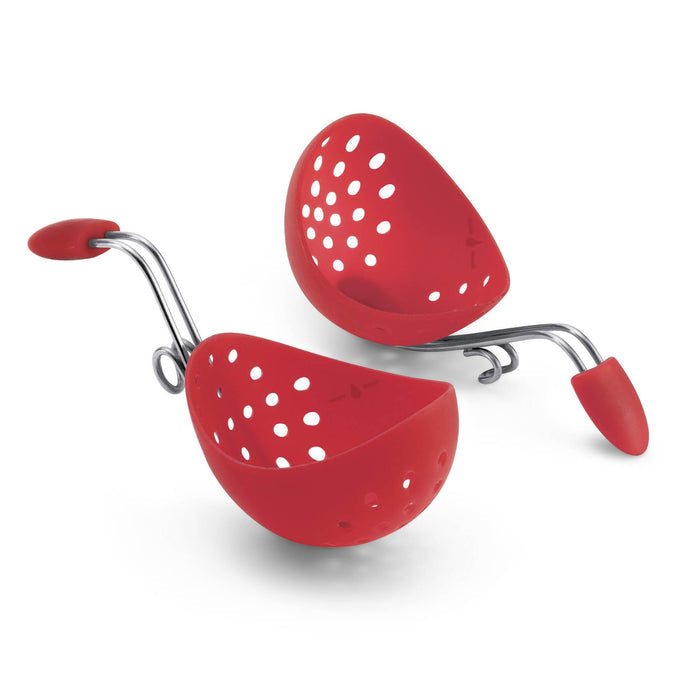 Cuisipro Red Egg Poacher _Set of 2 - Cuisipro USA