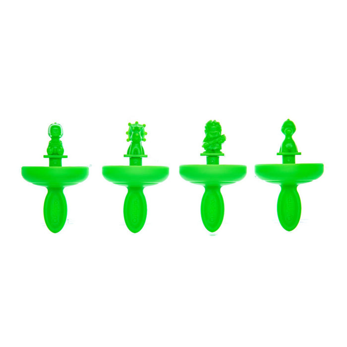 Cuisipro  Green Mini Dinosaurs Pop Mold_Set of 4 - Cuisipro USA
