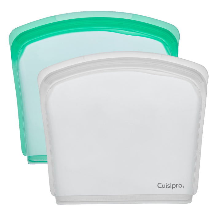 Cuisipro Reusable Bags Silicone, 2000ml (Set of 2)