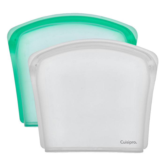 Cuisipro Reusable Bags, Silicone 800ml (Set of 2)