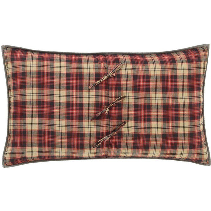 Cumberland Quilted King Sham 21x37" - Primitive Star Quilt Shop